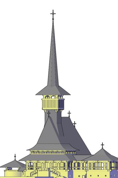 Proiect Ansamblu Arhitectonic Biserica Paraclis Si Altar De Vara